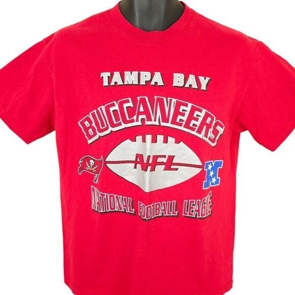 Tampa Bay Buccaneers T Shirt Vintage 90s NFL Football Made In USA Mens Medium - Picture 1 of 6